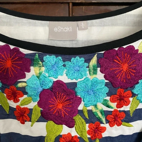 EShakti embroidered size 6 dress with pockets - Picture 4 of 4